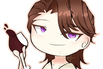 draw chibi and cartoonish characters, I also draw fan art