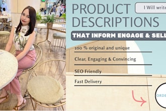 seo product descriptions for shopify stores