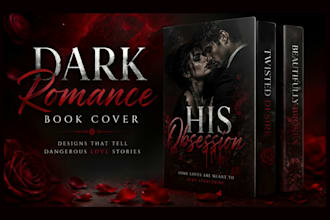 design a dark romance book cover for amazon KDP