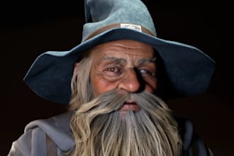 3d realistic character,fantasy warrior,export for ue5,skin detail,video game npc