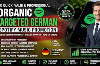 do your spotify presence with targeted german music promotion