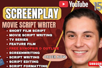 do short feature film movie script screenplay screen writer synopsis comedy film
