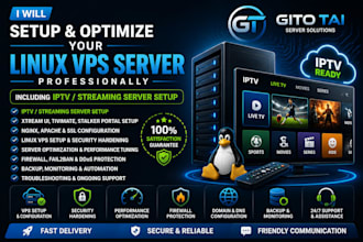 setup and optimize your linux vps server professionally