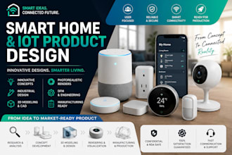 design smart home and iot products professionally