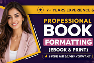 format your manuscript for amazon KDP ebook and paperback