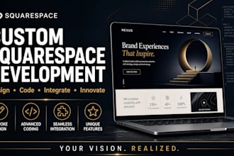 squarespace website design squarespace website redesign squarespace landing page