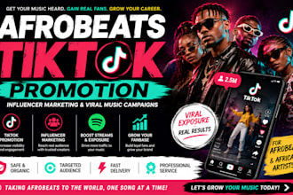 promote your afrobeats song on tiktok with influencer marketing and viral music
