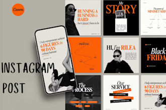 design canva social media post, poster, canva templates for instagram facebook