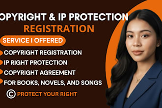 handle copyright registration, and IP protection