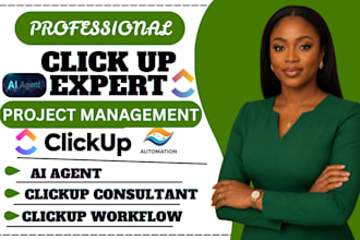 build clickup expert workspace clickup consultant project manangement crm