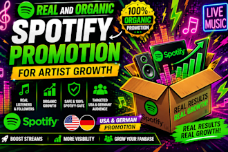 usa spotify music promotion german spotify promotion