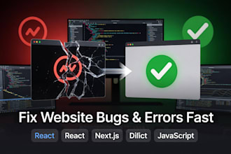 fix website bugs errors react javascript frontend issues