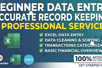 do accurate data entry and bank reconciliation