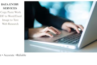 do data entry typing work