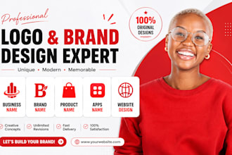 create unique business name, logo and web design for your brand