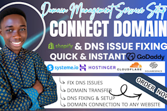 connect domain domain transfer, redirect domain fix domain issue connect domain