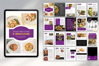 design corporate brochure booklet for marketing med spa botox skincare brands