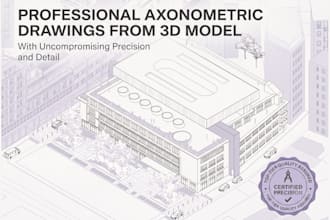 create precise vector axonometric drawings and exploded diagrams