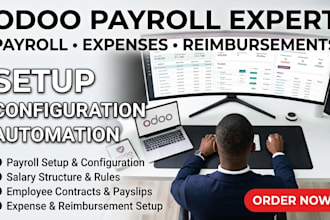 implement odoo payroll, expenses and employee reimbursements