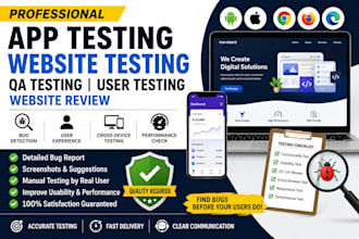 do app testing website testing qa testing user testing website review