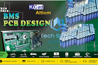 design custom bms lithium battery management system and ev charger pcb