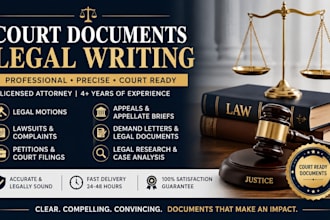 do professional paralegal services for legal research and documentation