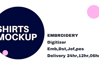 digitize your design,logo,image into embroidery dst emb file