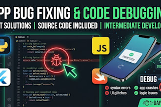 fix bugs, errors, and troubleshoot your app code