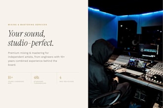 mix and master your song, tune your vocals