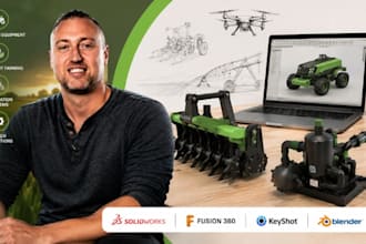 agricultural cad design, farm equipment 3d model, product rendering, prototype