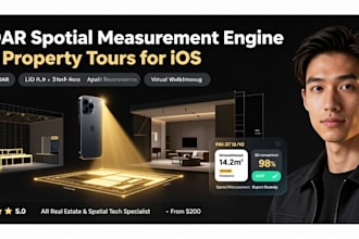 create an ar property tour app with lidar powered spatial measurement for ios