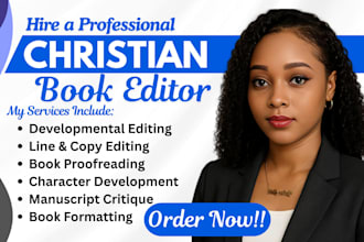 line and copy edit, christian developmental editor, devotional manuscript review