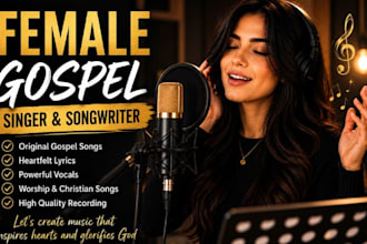 be your female gospel singer songwriter and vocalist