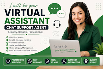 be your virtual assistant chat support agent