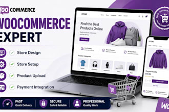 do woocommerce website, woocommerce store setup, woocommece printful, fix errors