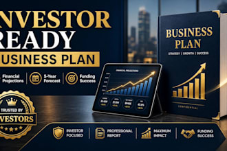 investor ready consulting firm business plan financial model 5 year forecast