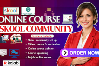 create online course content skool community setup course creation skool
