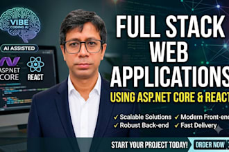 build full stack web applications using vibe coding, ai, aspdotnet core, react