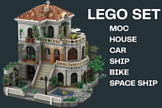 3d lego model lego set moc lego design technic car xml partlist and instructions