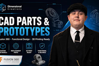 design cad parts and prototypes in fusion 360