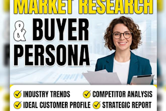 create strategic market research and buyer persona for your business