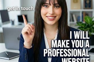 make a professional static website for you