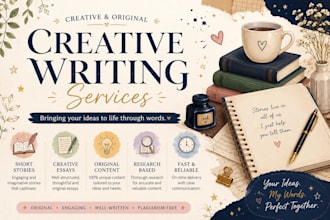 write short stories, essays, and original content