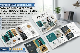design product catalog and booklet