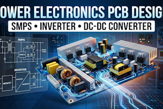 design power electronics pcb, smps, inverter and converter circuits