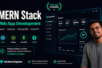 build a full stack mern web app for your saas