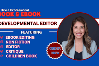 critique children ebook non fiction developmental editor