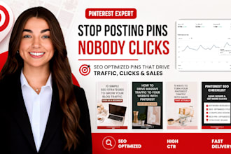 design SEO pinterest pins designs to increase traffic and engagement
