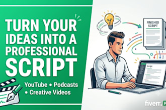 turn your ideas into a professional script