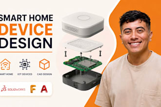 smart home device design, iot enclosure design, electronics cad expert